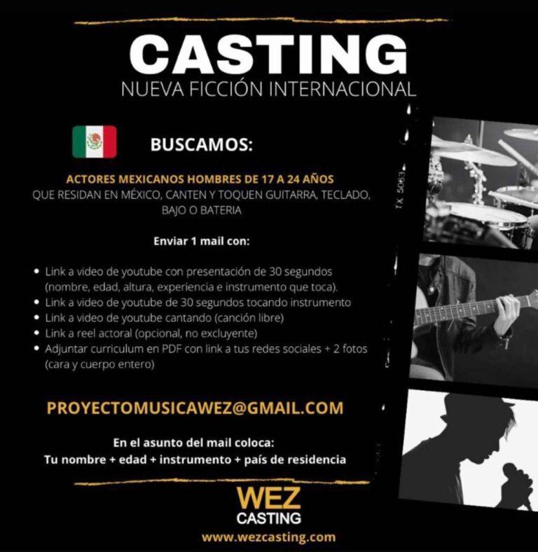 Castings Semanales | Casting and Acting